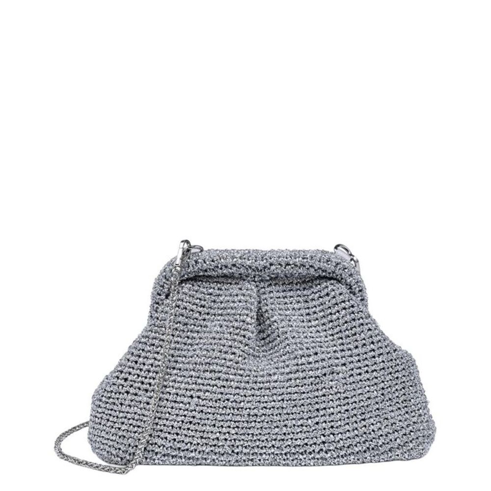 Moda Luxe Amelia Clutch, Silver